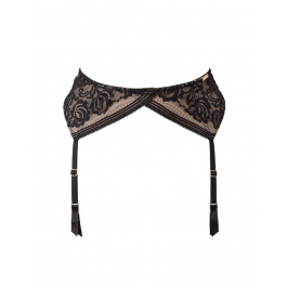 Encore Suspender Black Nude Lingerie Collections Gossard