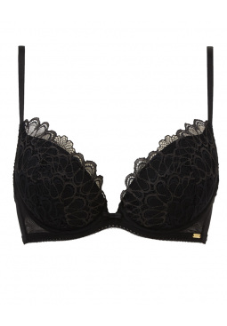 30D) Gossard Gypsy Underwired Lightly Padded Bust Enhancing Plunge Lace  Balcony Bra 11115 on OnBuy