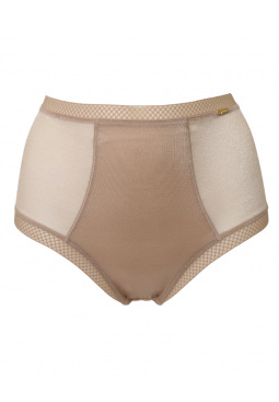 Women's Gossard 6274 Glossies Sheer Short Panty (Nude XL