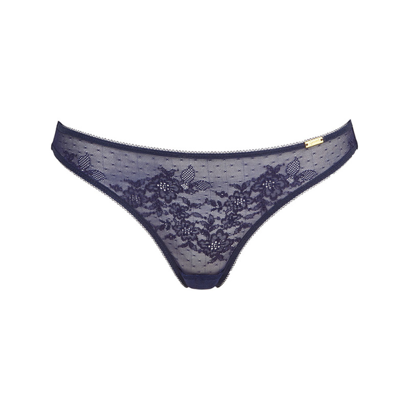 Glossies Lace Thong - Eclipse | Briefs & Knickers | Gossard