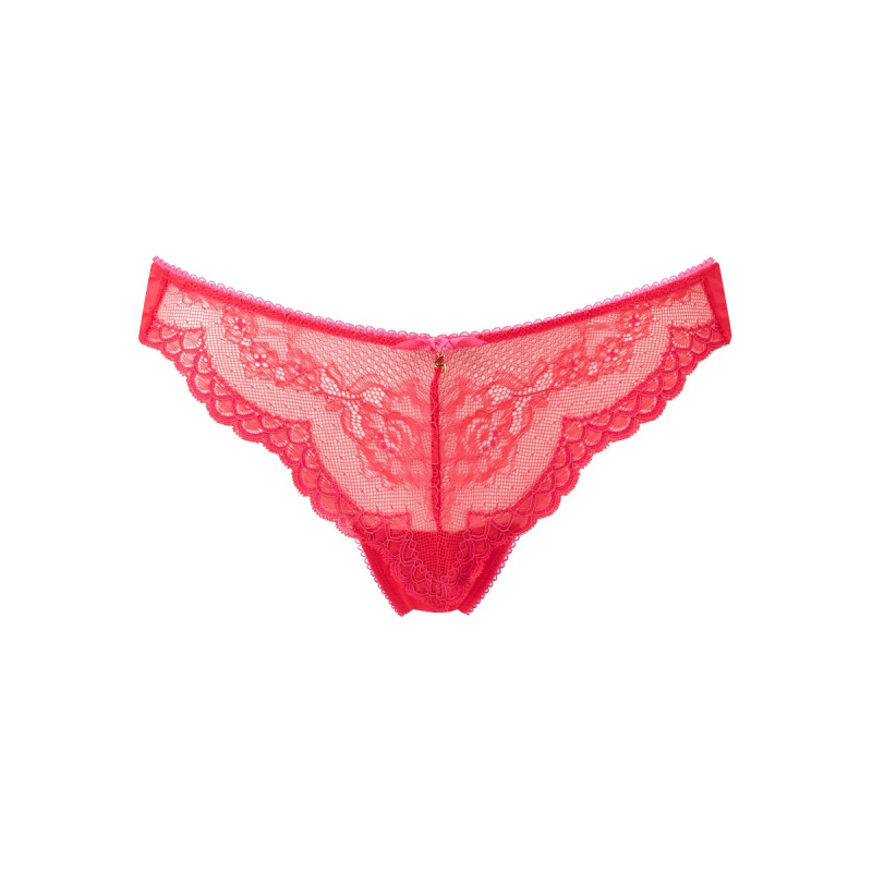 Superboost Lace Thong - Rose Red - Gossard